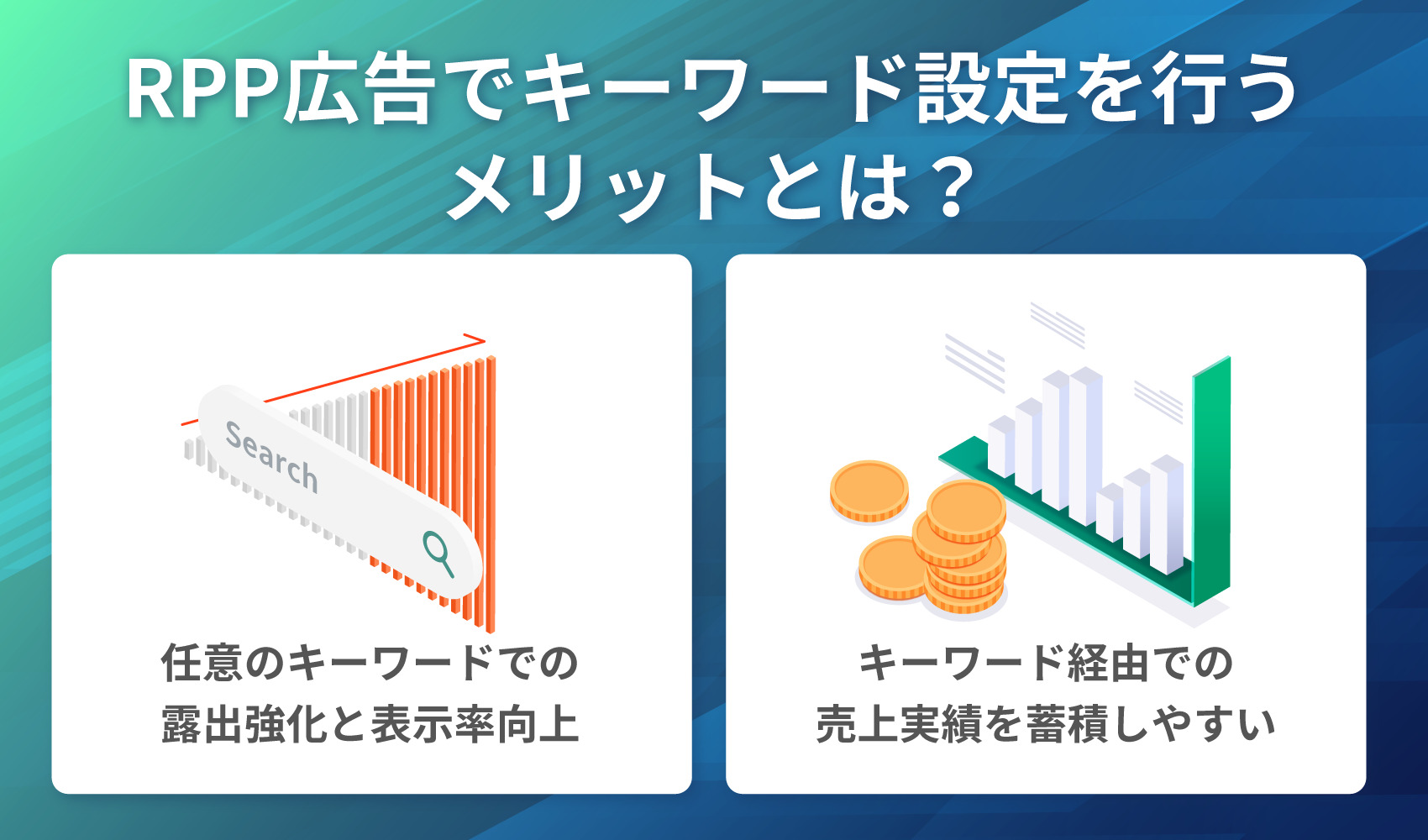 RPP広告でキーワード設定を行うメリットとは?