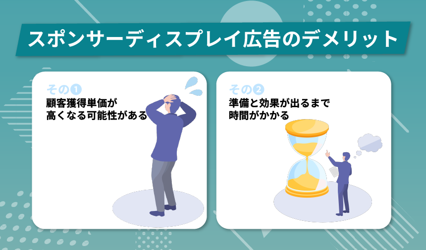 Amazonのスポンサーディスプレイ広告のデメリット