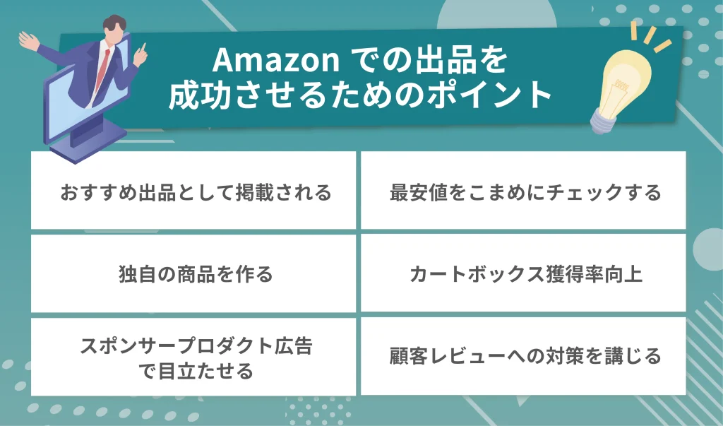 Amazonでの出品を成功させるためのポイント