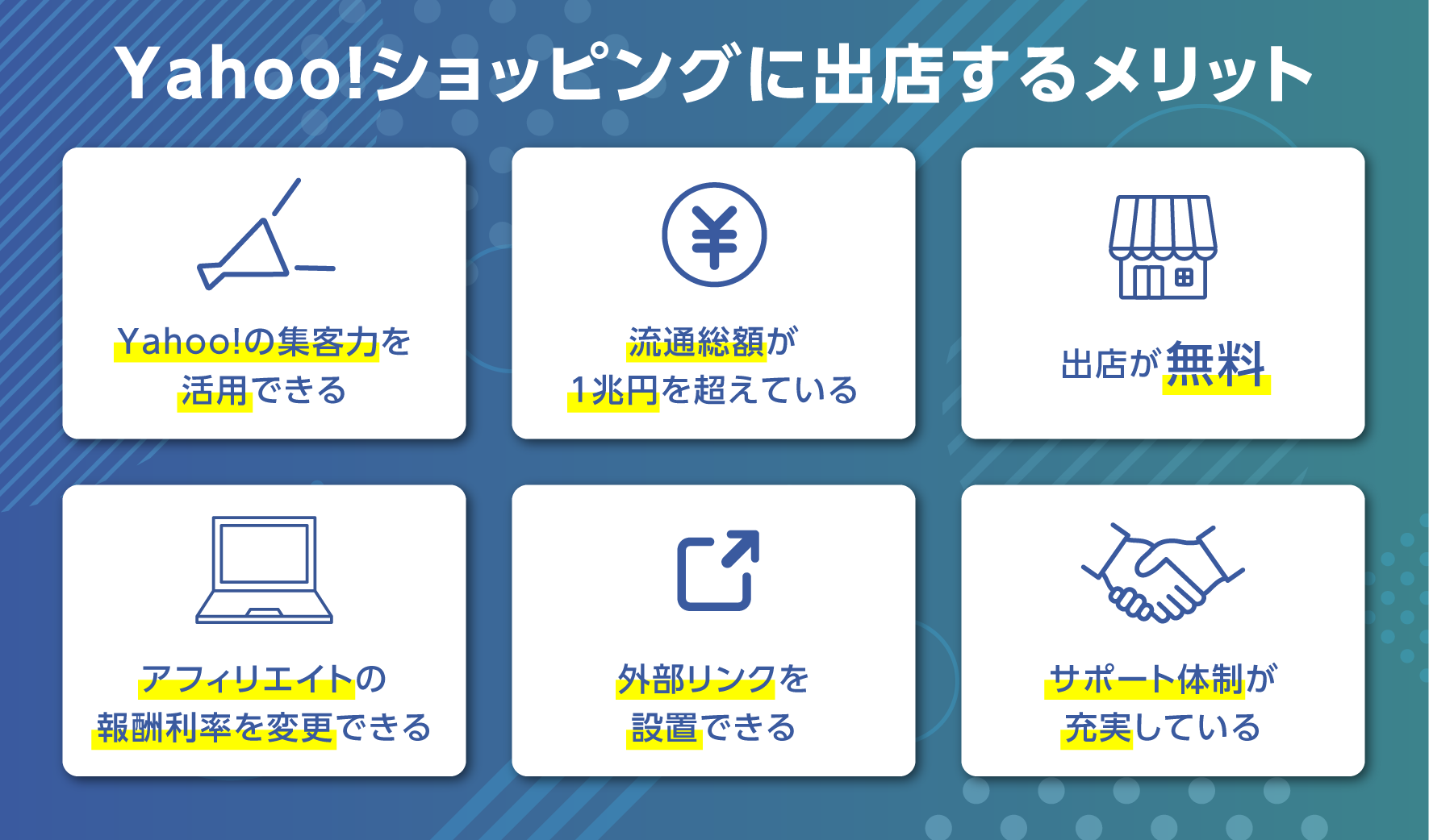 Yahooショッピングに出店するメリット