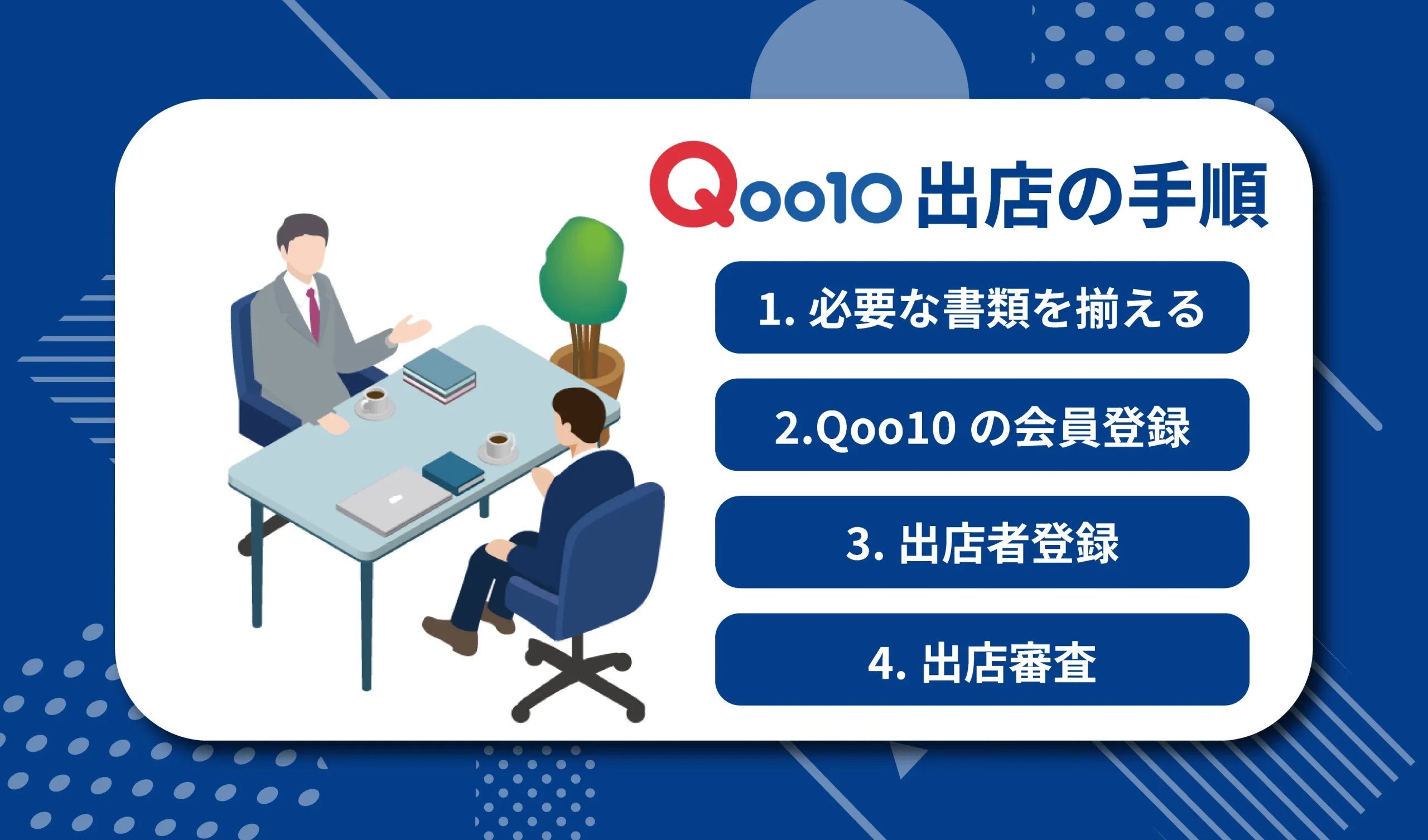 Qoo10出店の手順