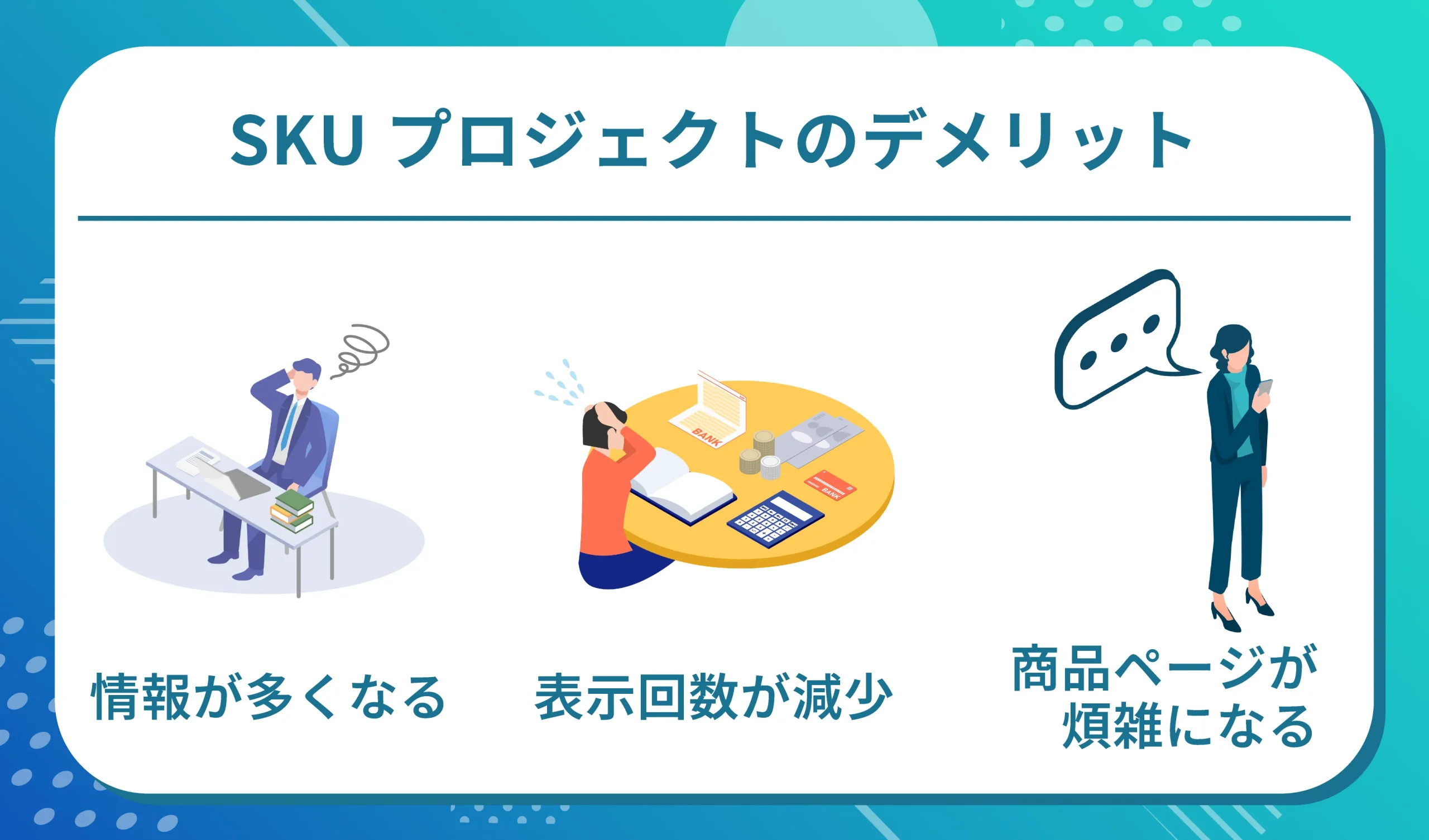 SKUプロジェクトのデメリット