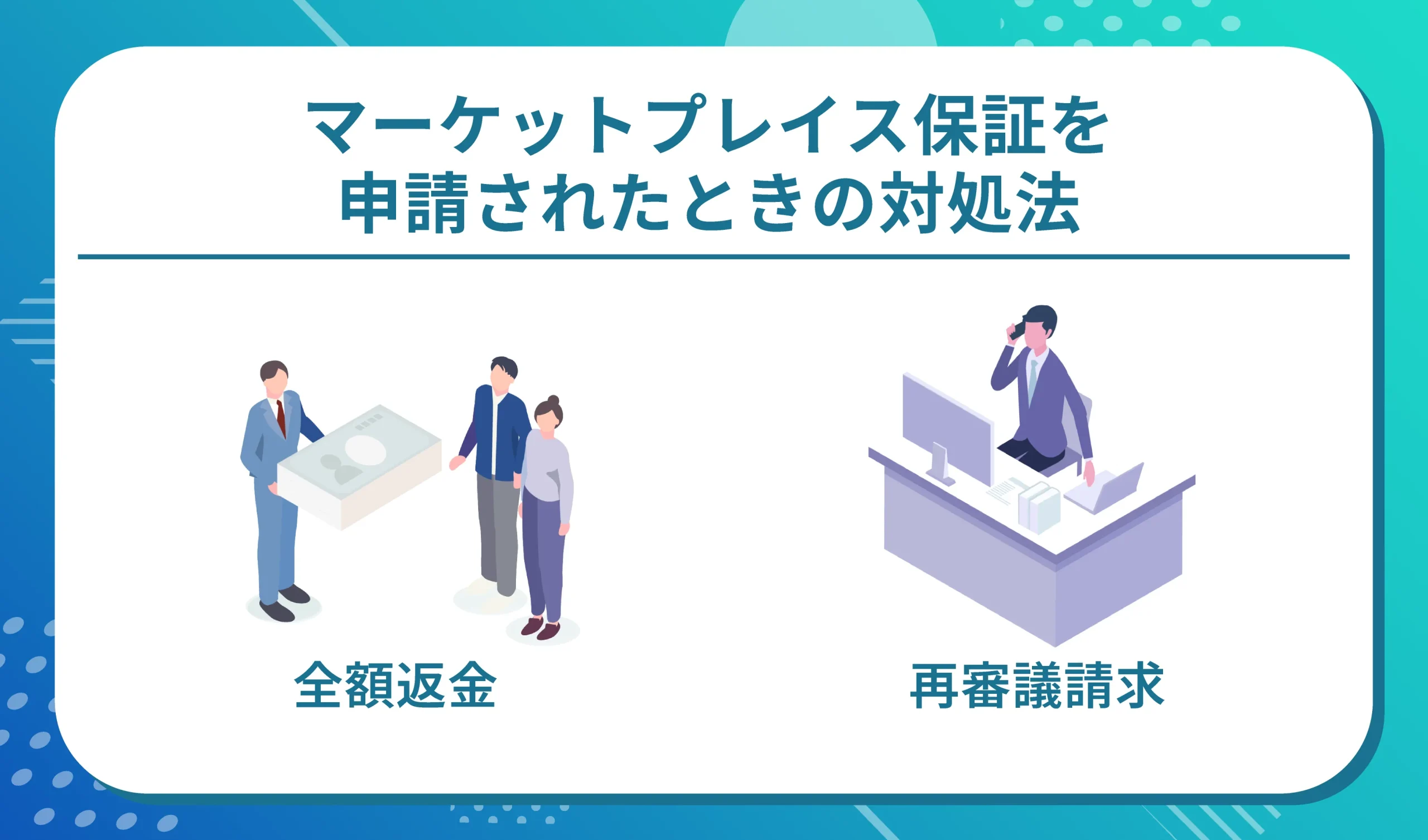 マーケットプレイス保証を申請されたときの対処法