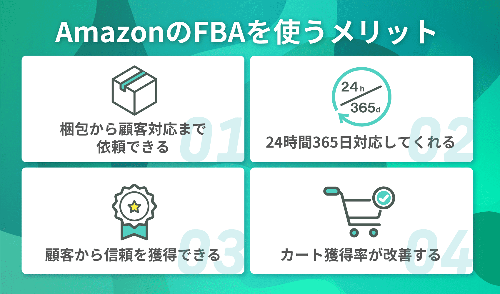 AmazonのFBAを使うメリット