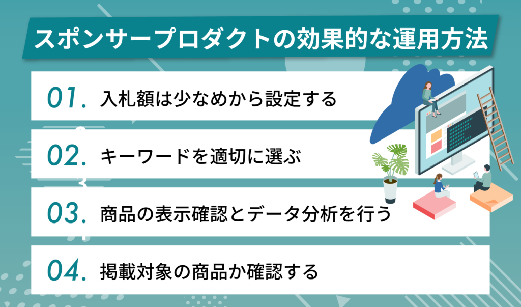 Amazonスポンサープロダクトの効果的な運用方法