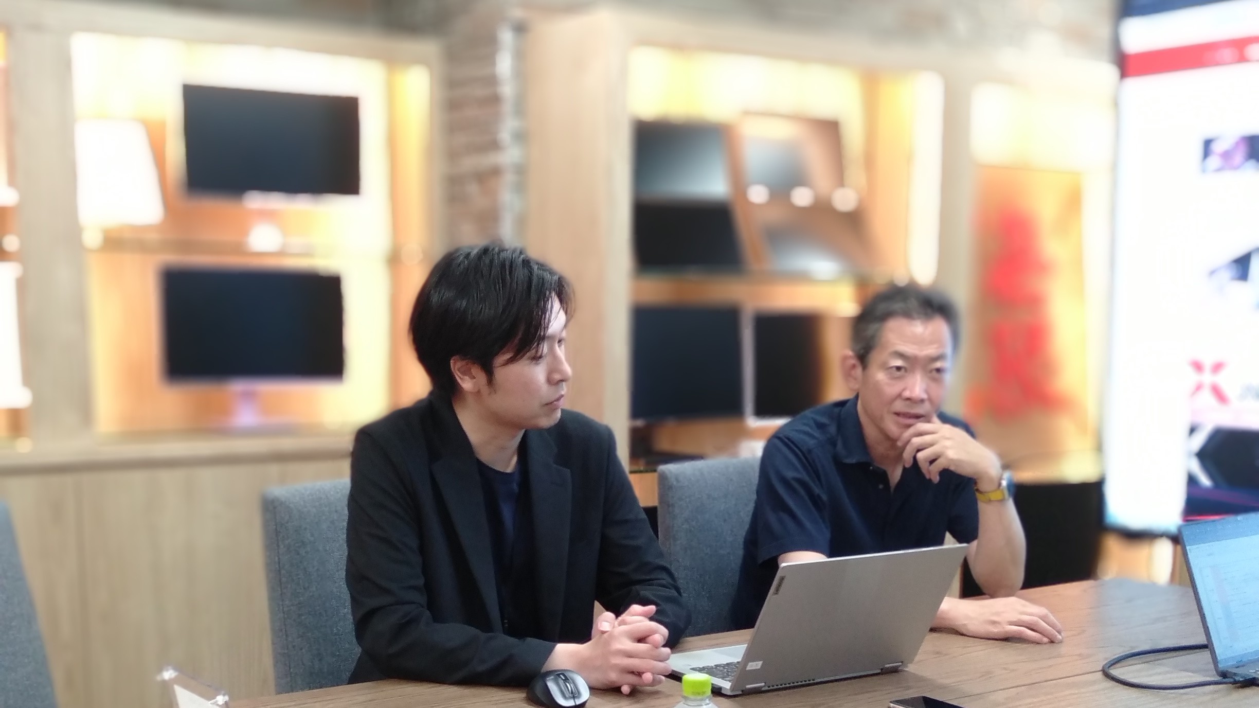 インタビュー風景