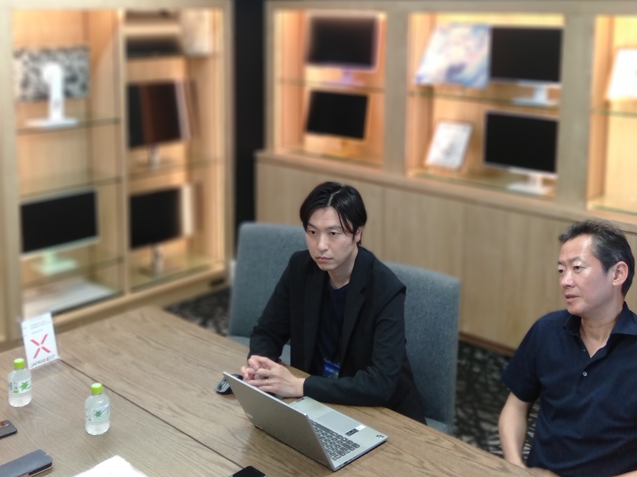 インタビュー風景