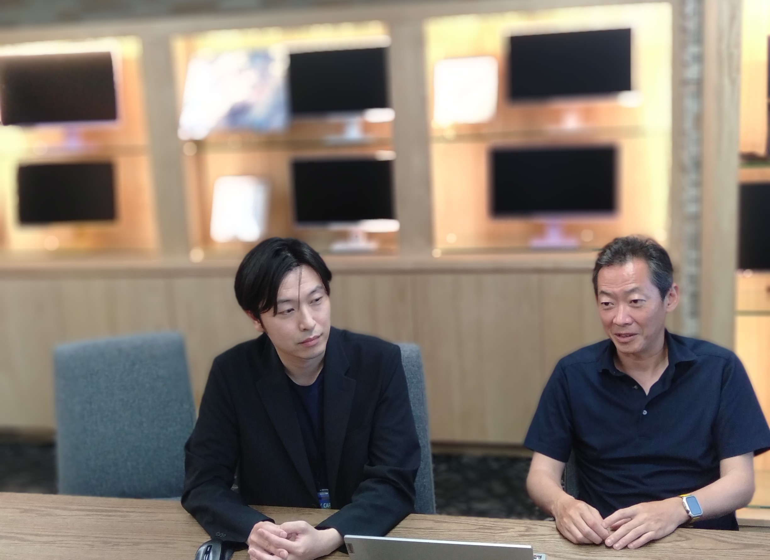 インタビュー風景